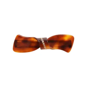 Julia Small Crystal Tortoiseshell Hair Clip