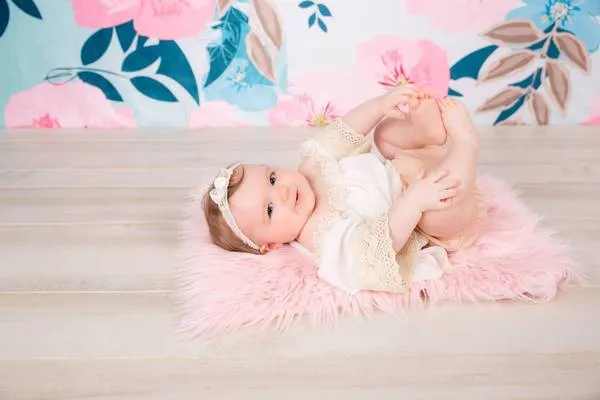 Kate Retro Spring Flowers Backdrop for Photography Designed by JFCC