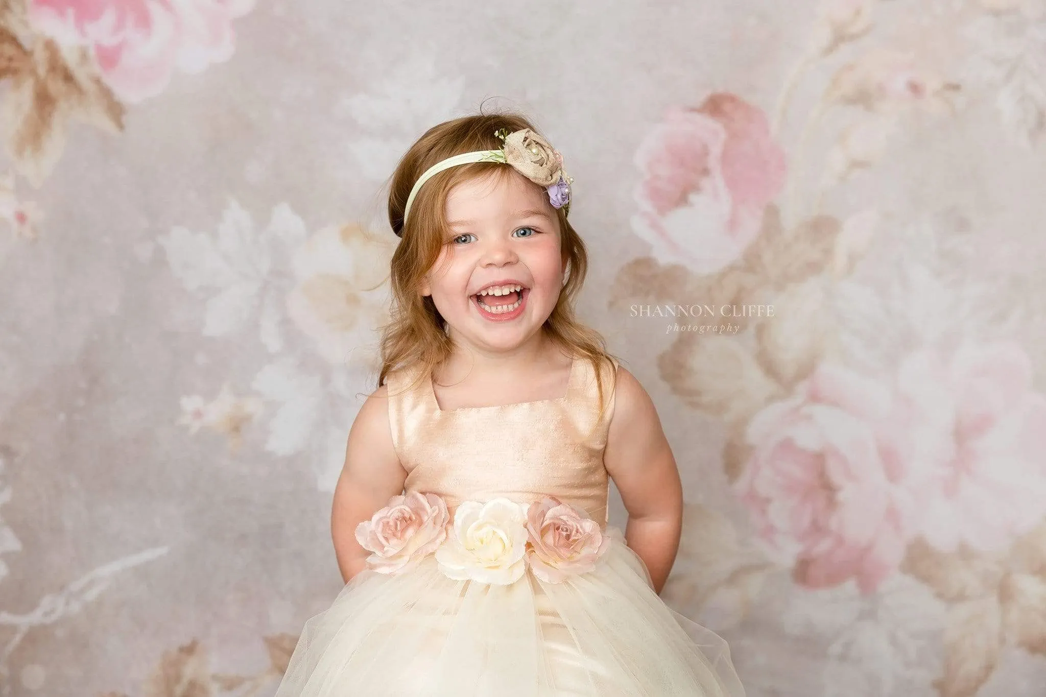 Kate Wedding Retro Old Blurring Flowers Backdrop for Photography Designed by JFCC