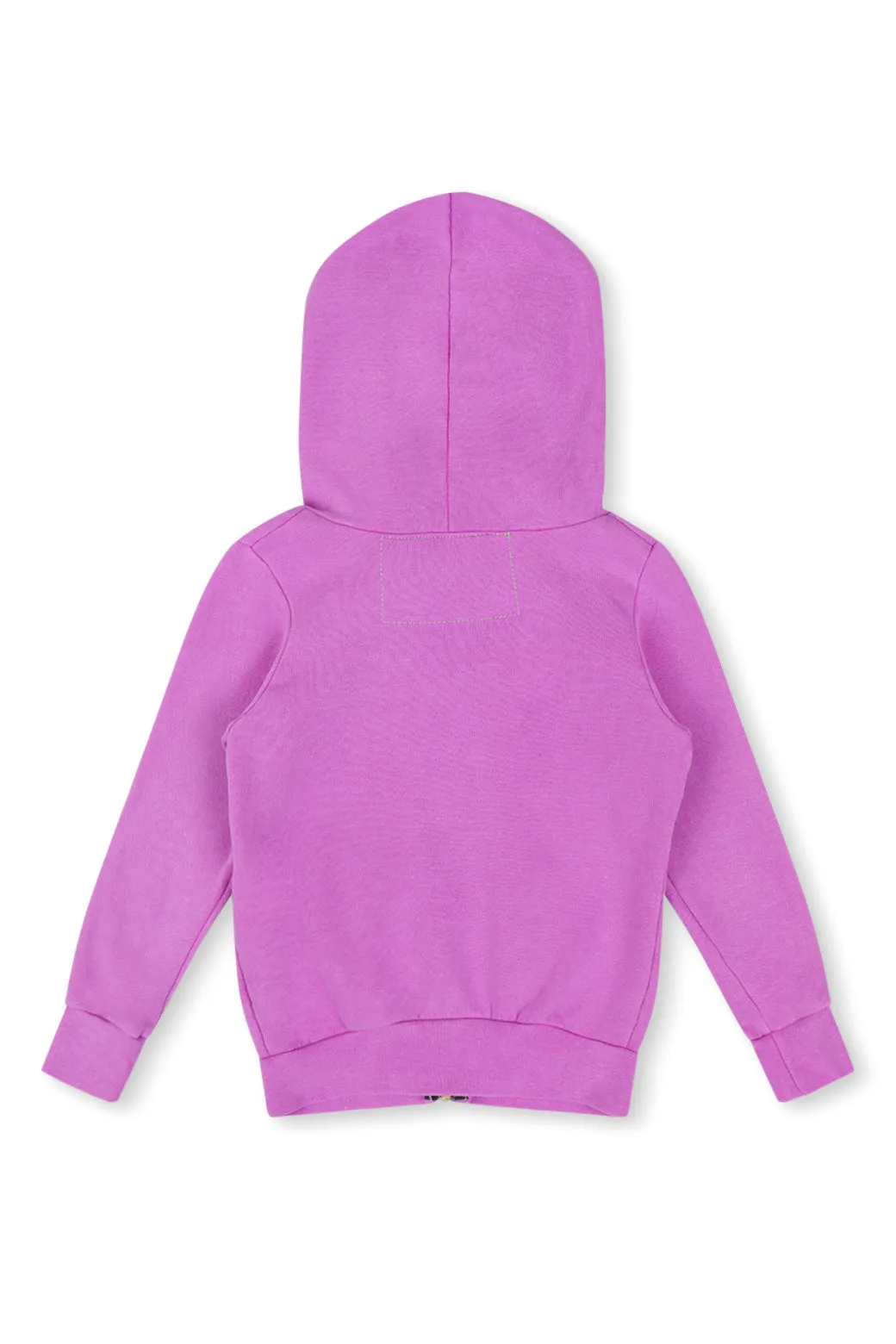 KID'S 5 STRIPE HOODIE - NEON PURPLE