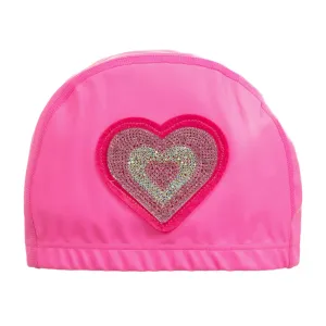 Kids Swim Caps - Neon Pink & Lagoon Blue - 3 