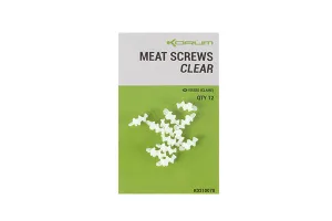 KORUM MEAT SCREWS CLEAR