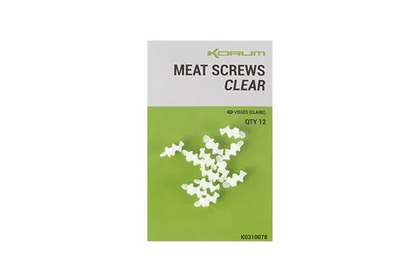 KORUM MEAT SCREWS CLEAR