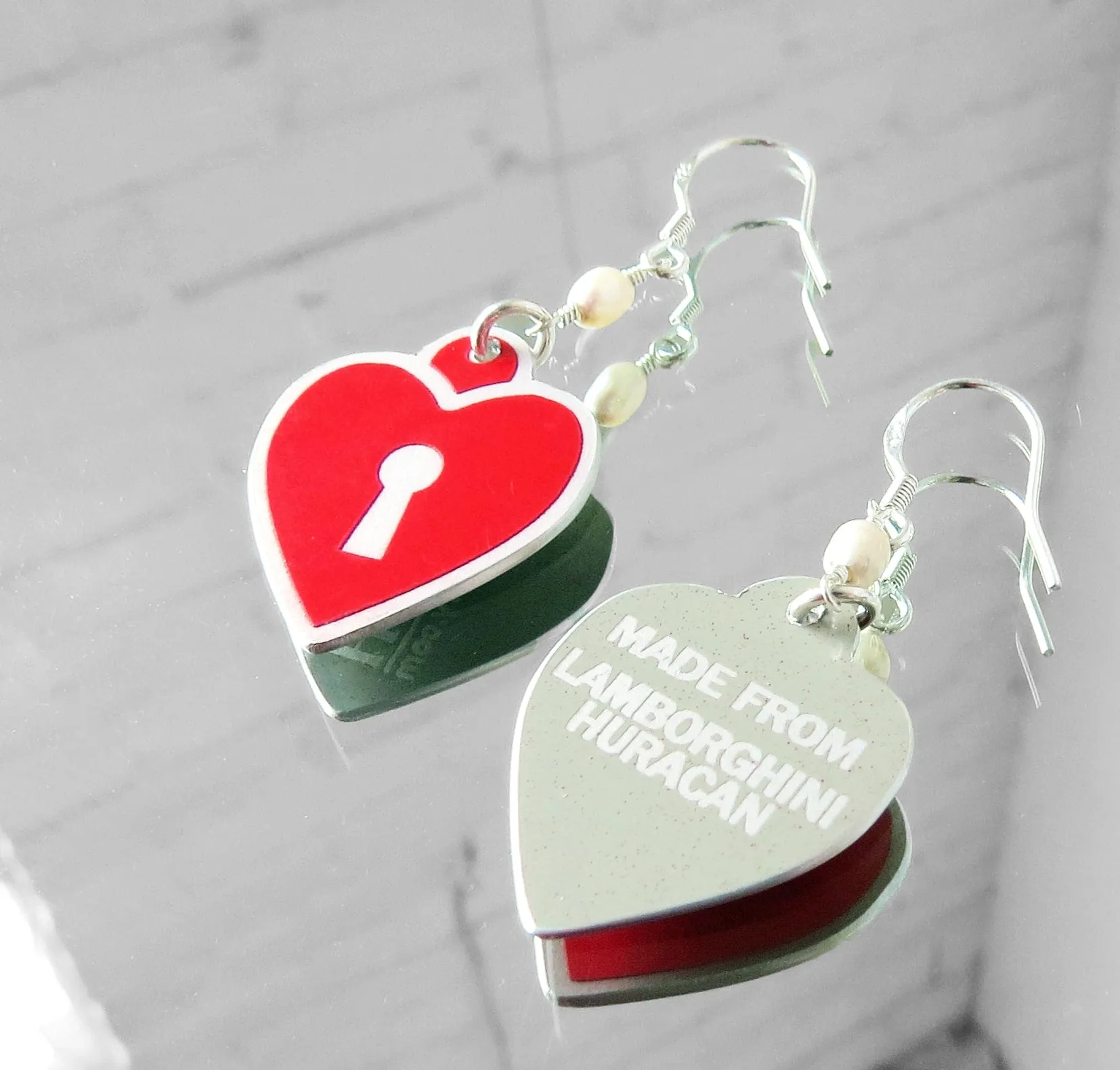 Lamborghini Huracan Key to My Heart Earrings