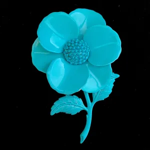Late 60s/ Early 70s Enamel Flower Brooch