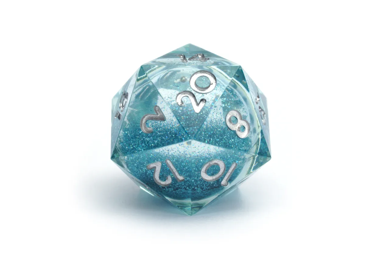 Liquid Core Dice - Light Blue