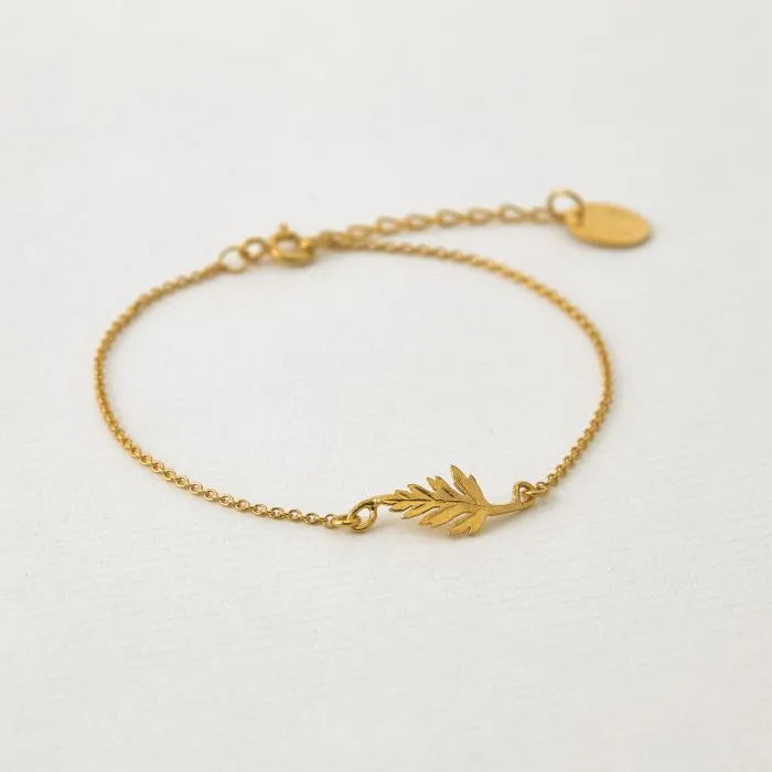 Little Fern Leaf Bracelet