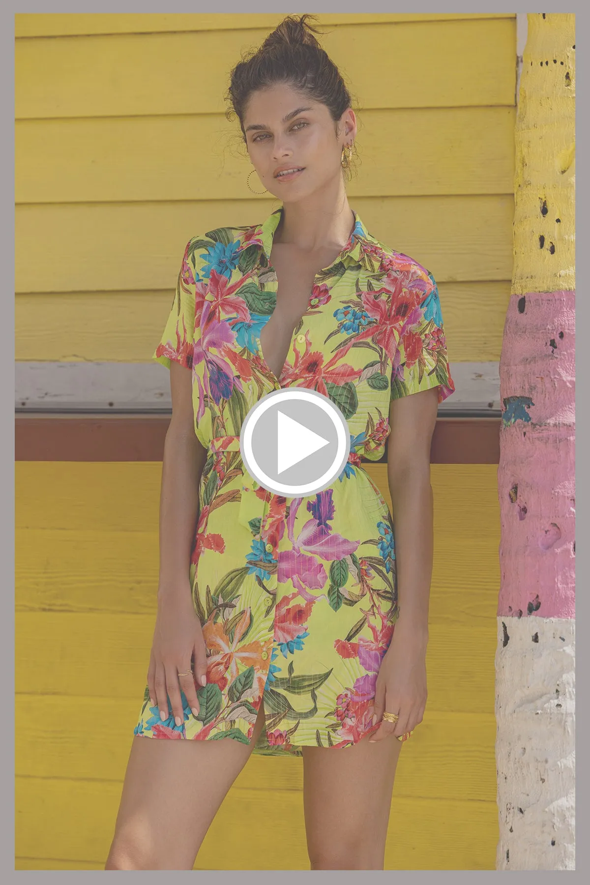 LULI TROPICS - Shirt Dress • Multicolor