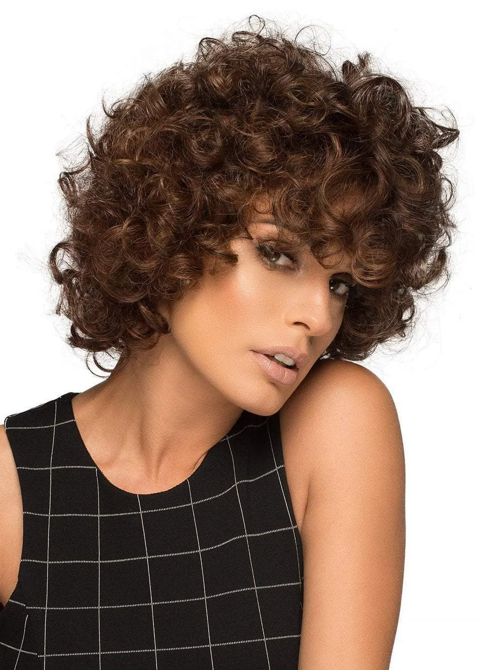 Macey by Envy | Curly Human Hair Blend Wig | CLOSEOUT