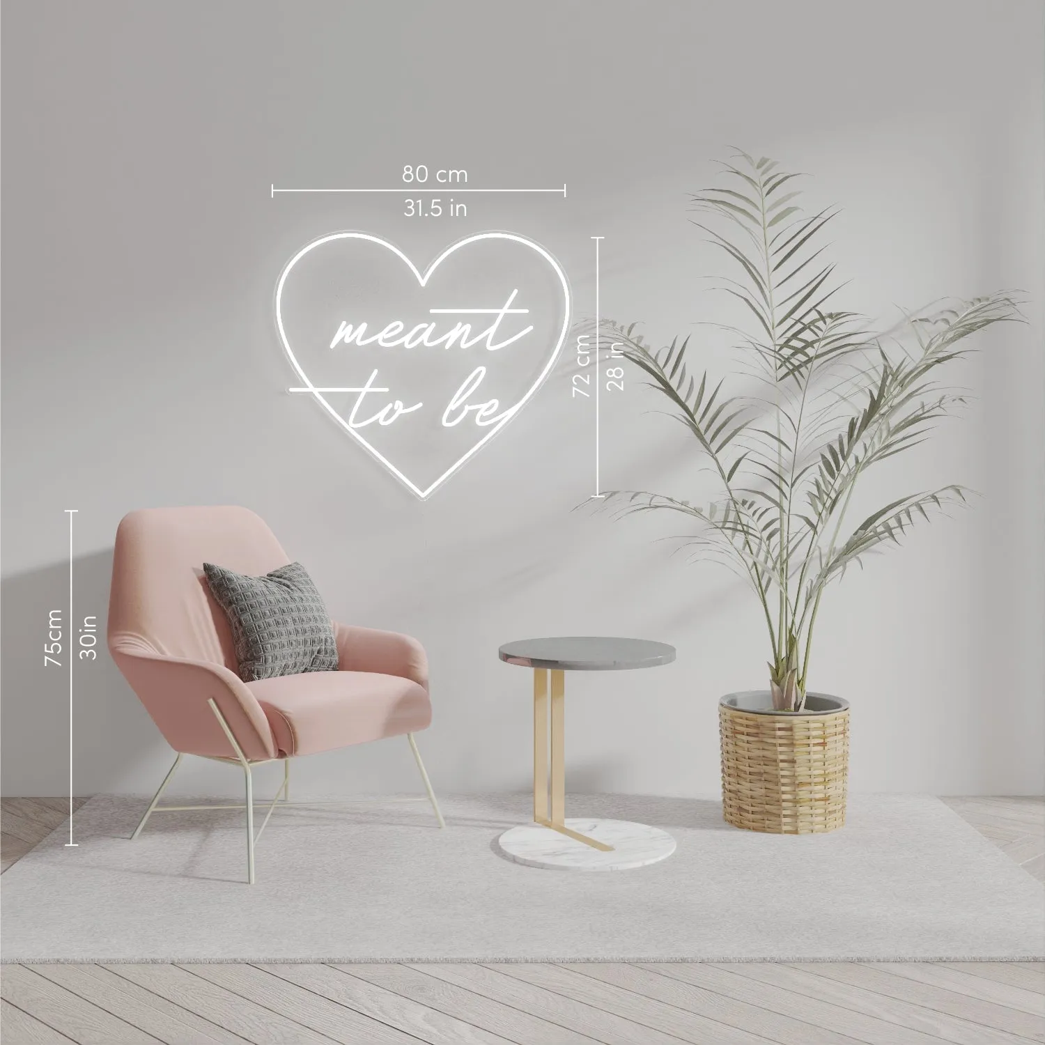 Meant to be by Melissa - LED Neon Sign