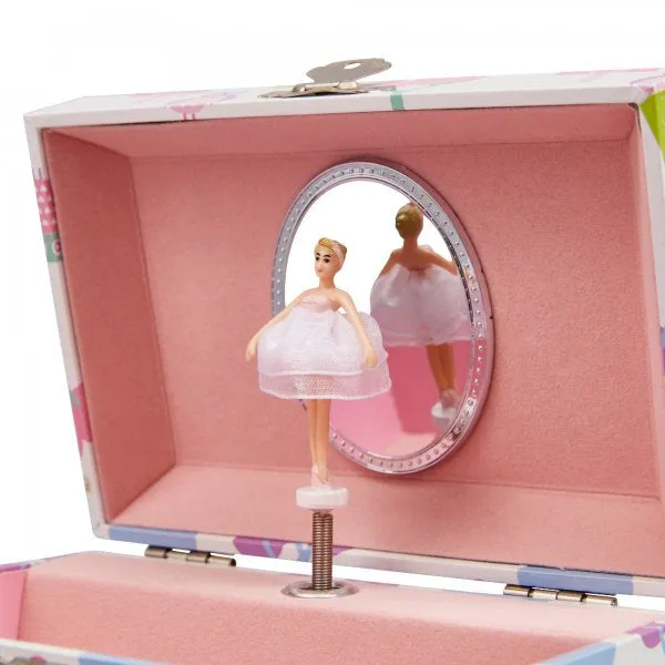 Mele and Co. “Molly” Small Jewelry Box w/ Pearl Handle