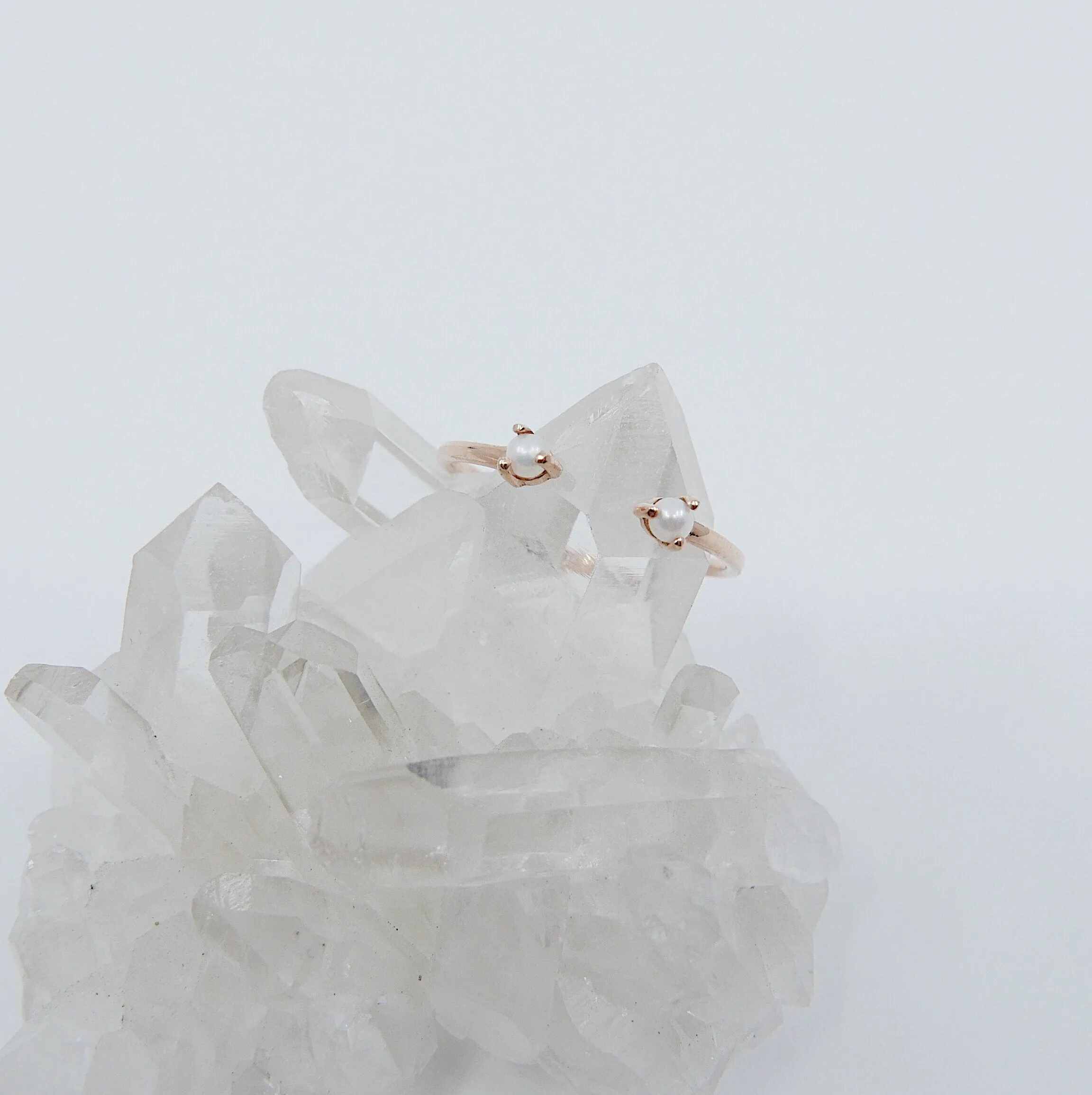 Mini Pearl Cuff Ring