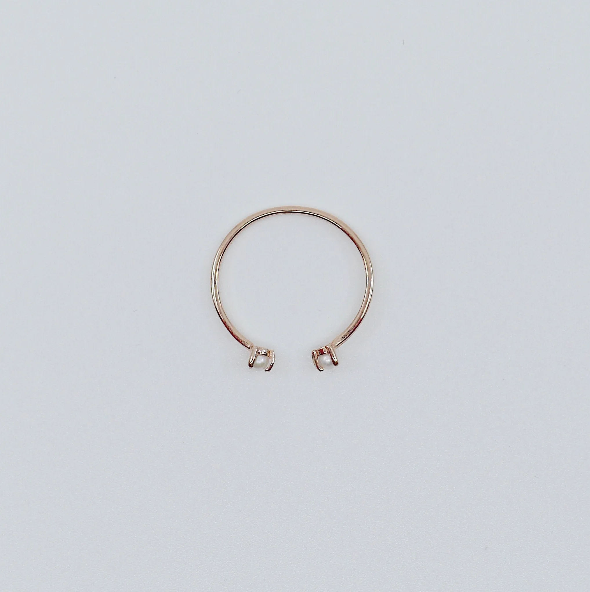 Mini Pearl Cuff Ring