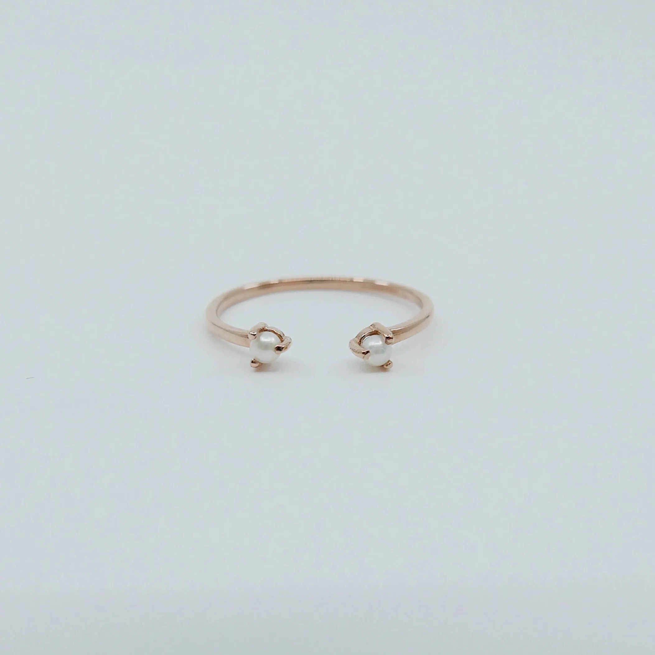 Mini Pearl Cuff Ring