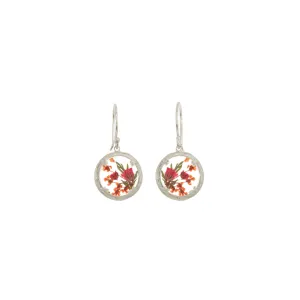 Mini Silver Wildflowers Earrings