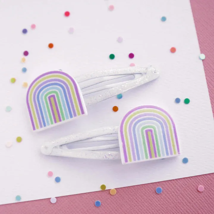 Mon Coco Rainbow Hair Clips
