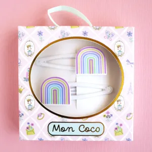 Mon Coco Rainbow Hair Clips