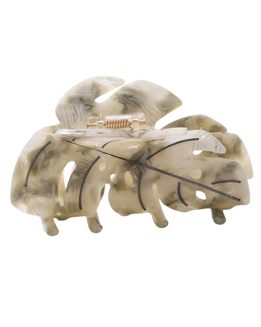 Monstera Leaf Hair Claw Clip