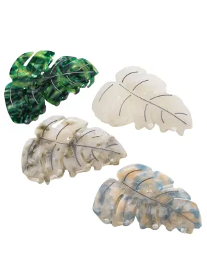 Monstera Leaf Hair Claw Clip