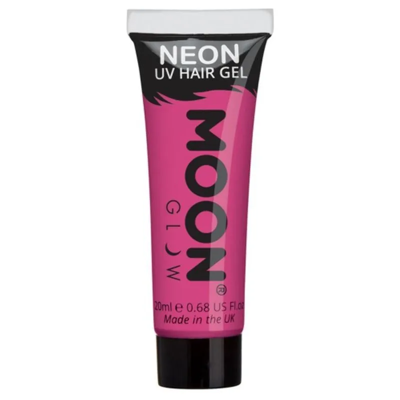 Moon Glow Intense Neon Uv Hair Gel, Hot Pink