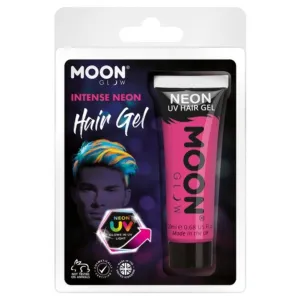 Moon Glow Intense Neon Uv Hair Gel, Hot Pink