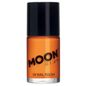 Moon Glow Intense Neon Uv Nail Polish, Neon Orange