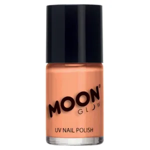Moon Glow Pastel Neon Uv Nail Polish, Orange