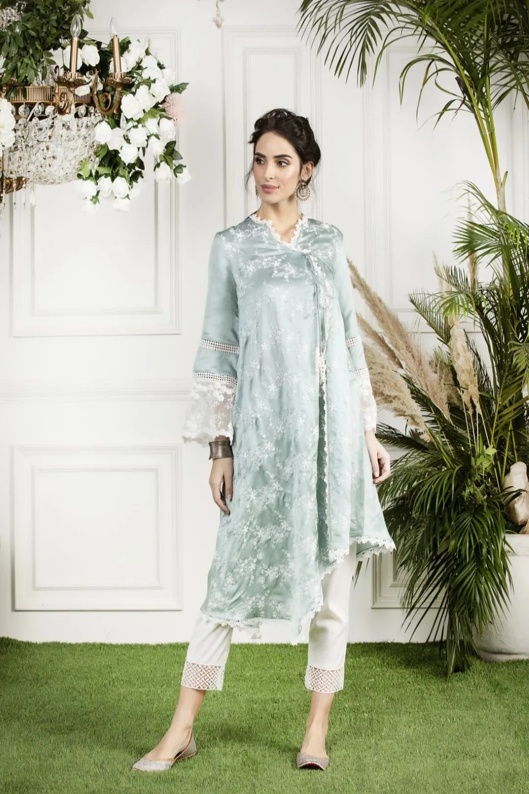 Mulmul Dandelion Kurta