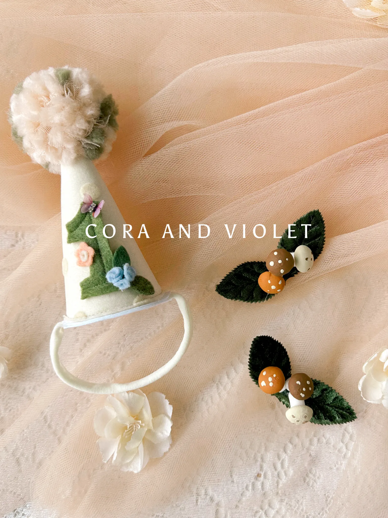 Mushroom hair clips EXPRESS