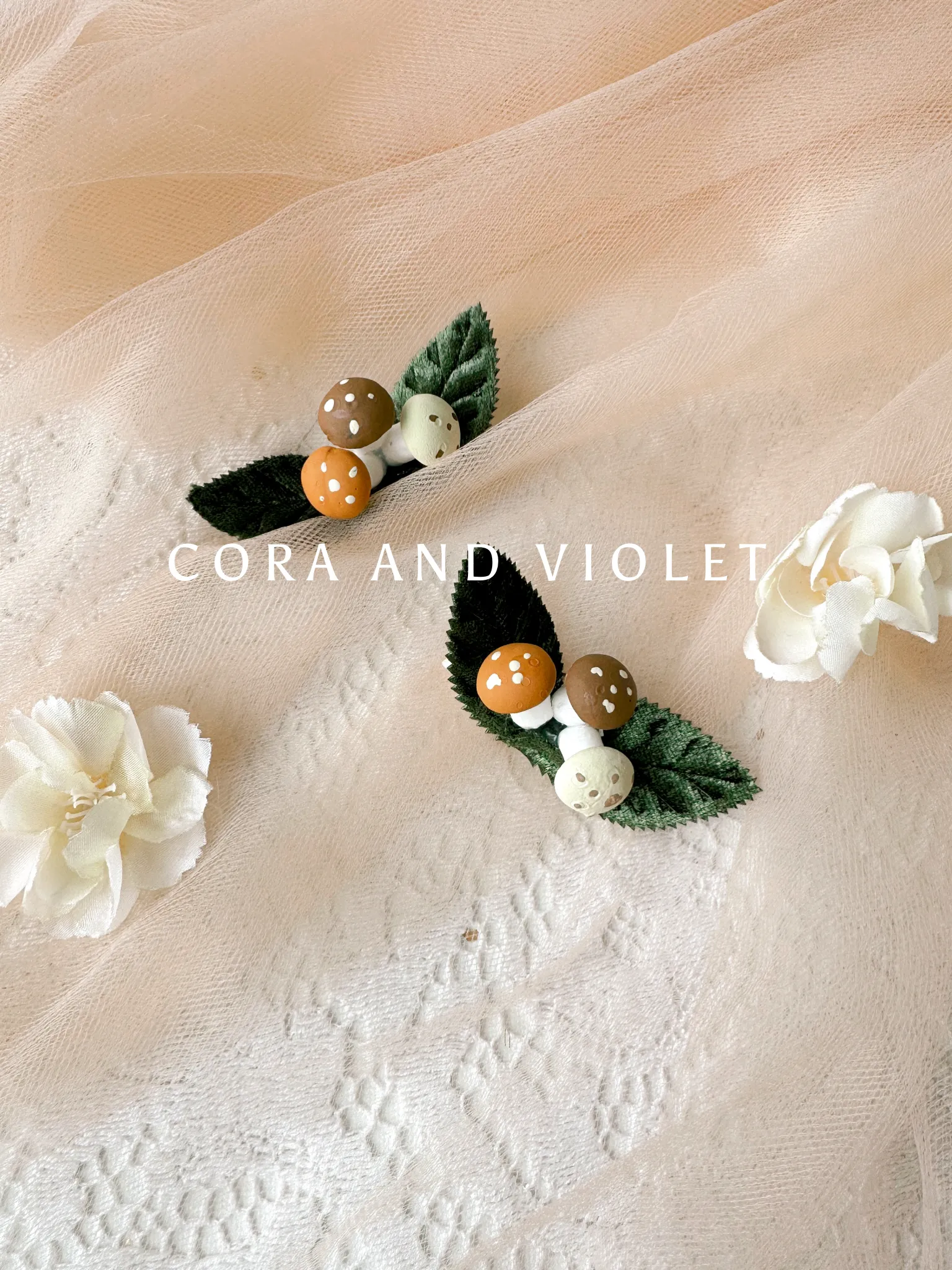 Mushroom hair clips EXPRESS