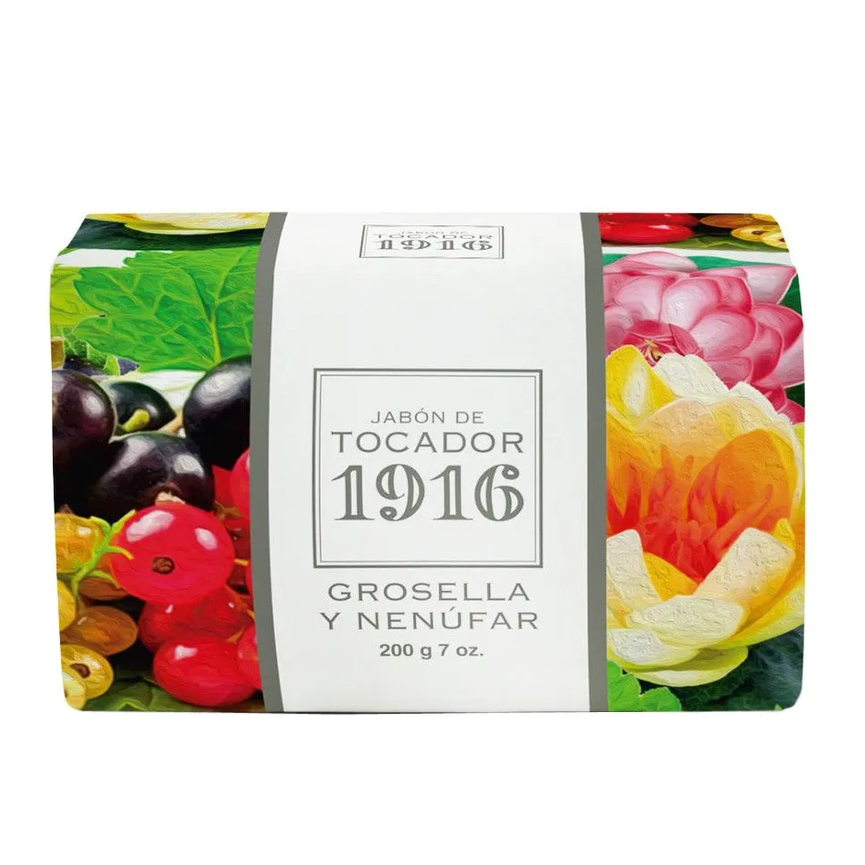 Myrurgia 1916 Jabon De Tocador Grosella Y Nenufar Soap For Unisex 200g