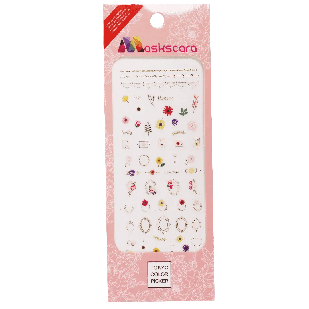 Nail Art Sticker - Floral (MG181005-04)