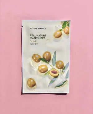 NATURE REPUBLIC Real Nature Mask Sheet Olive