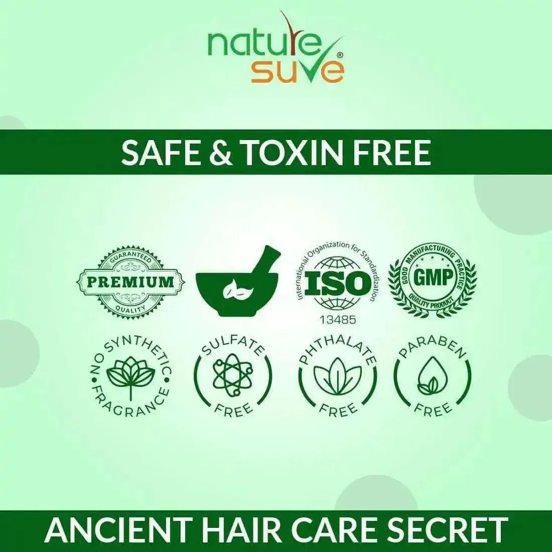 Nature Sure Combo - Jonk Tail 150ml and Jonk Shampoo 300ml - 1 Each
