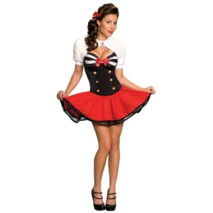 Navel Pin Up Secret Wishes Costume Size M