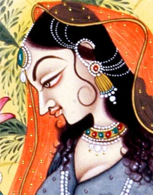 Nayika-Watercolor Painting