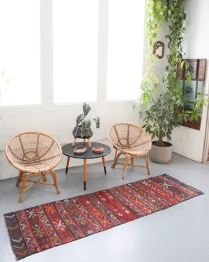 Old Anatolian kilim runner