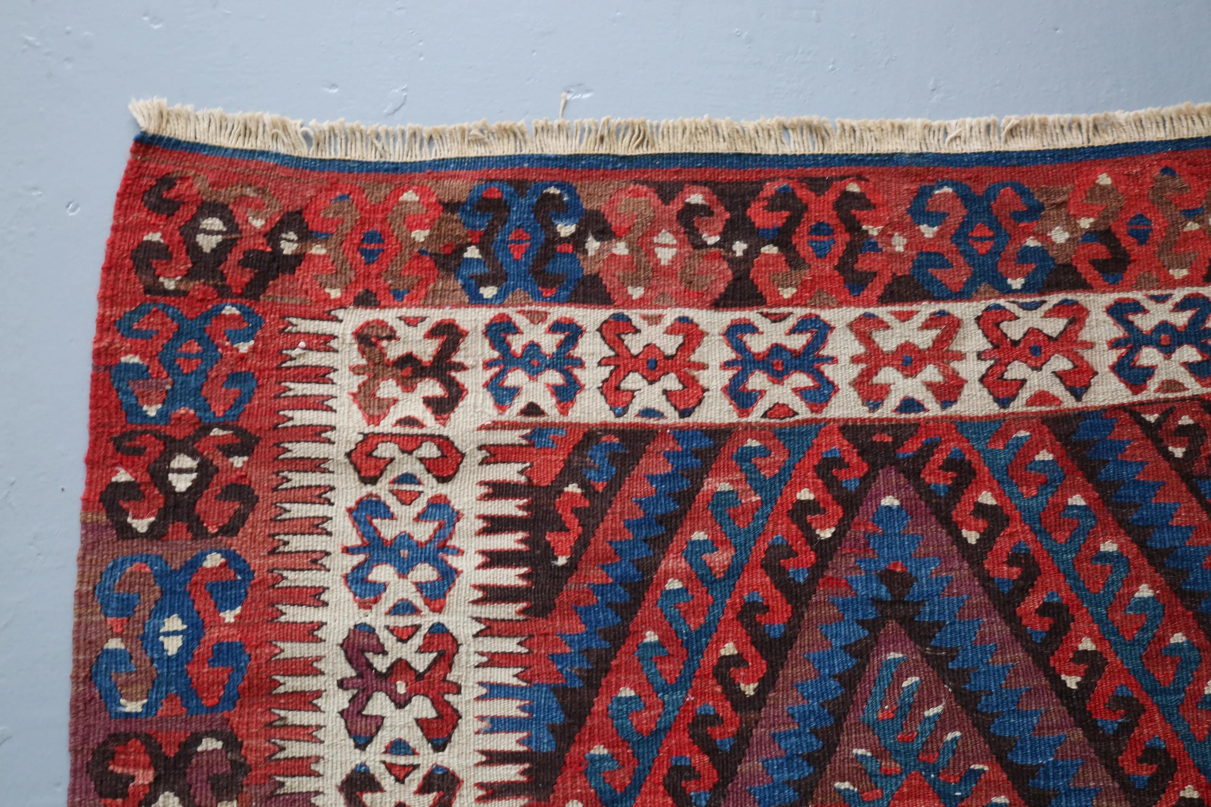 Old Fethiye Kilim 5.3ftx9.4ft