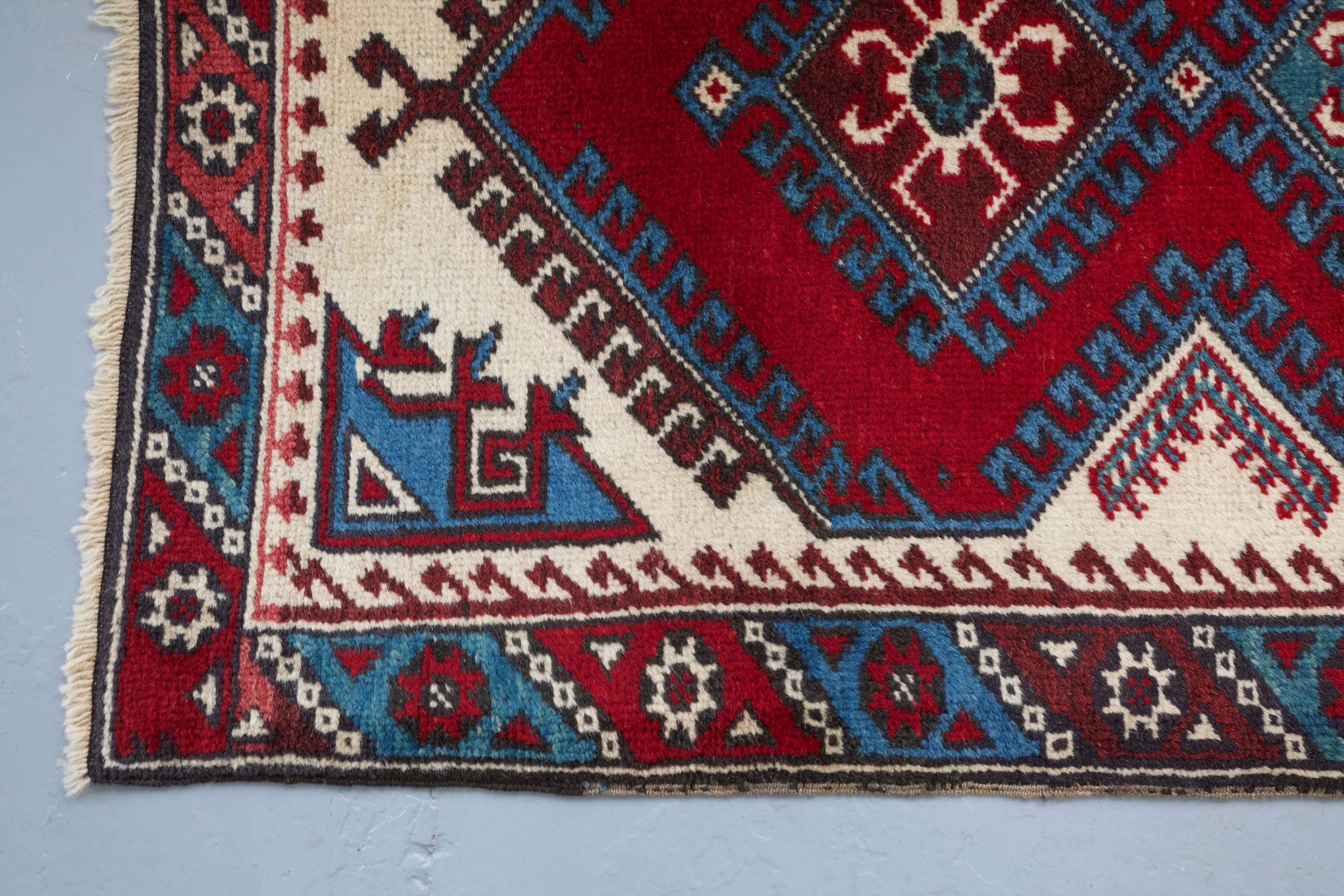 Old Turkish Dosemealti Runner Rug