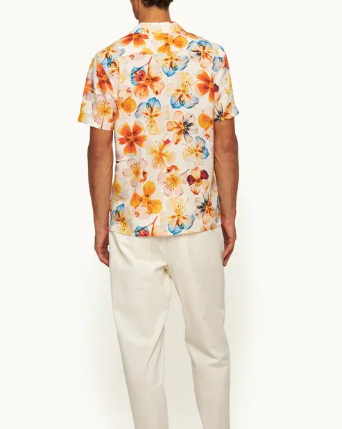 Orlebar Brown Hibbert SL Shirt - White Sand
