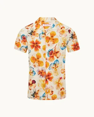 Orlebar Brown Hibbert SL Shirt - White Sand