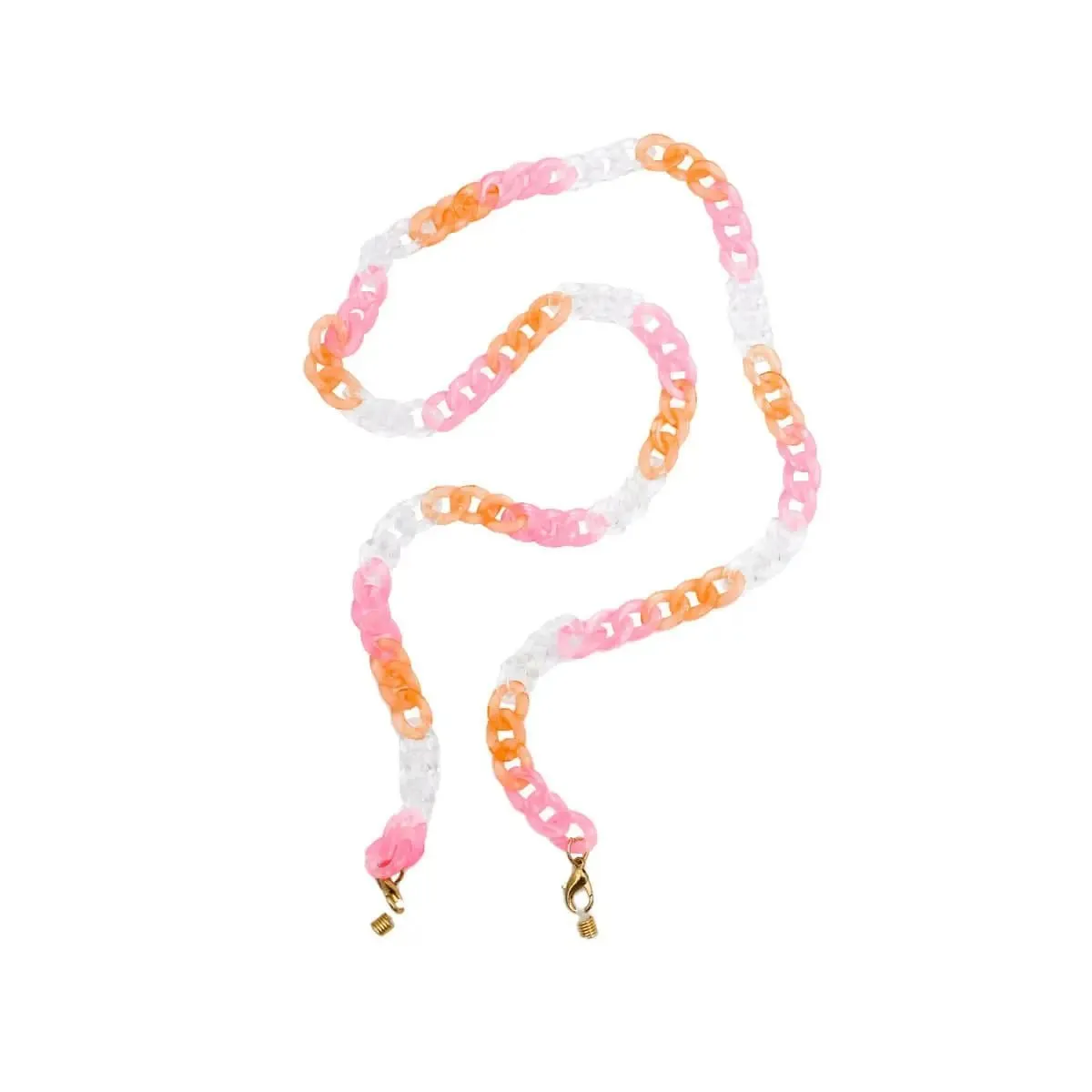 Packed Party Smiles For Miles Sunglasses & Chain