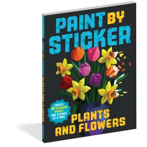 Paint by Sticker: Plants and Flowers (Paperback Book)