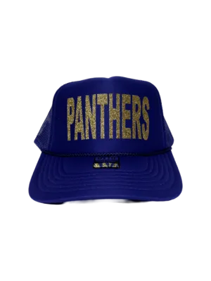 Panthers Glitter Trucker Cap