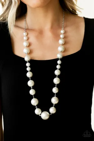 Paparazzi Pearl Prodigy - White Pearl Necklace
