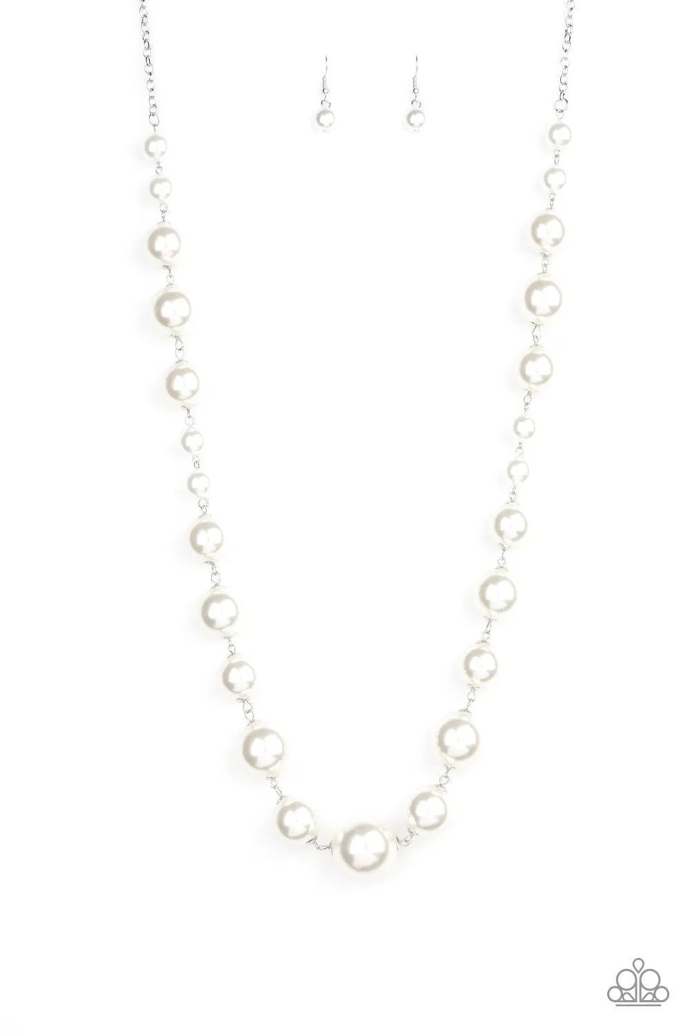 Paparazzi Pearl Prodigy - White Pearl Necklace