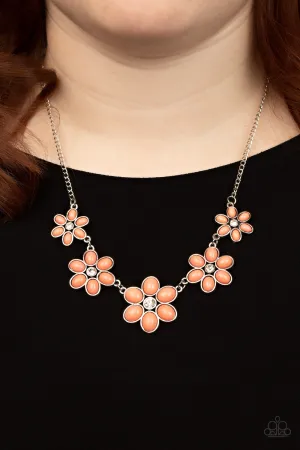 Paparazzi - Prairie Party - Orange Necklace