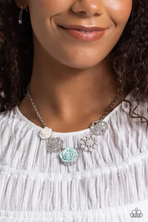 Paparazzi Tea Party Favors - Blue Necklace