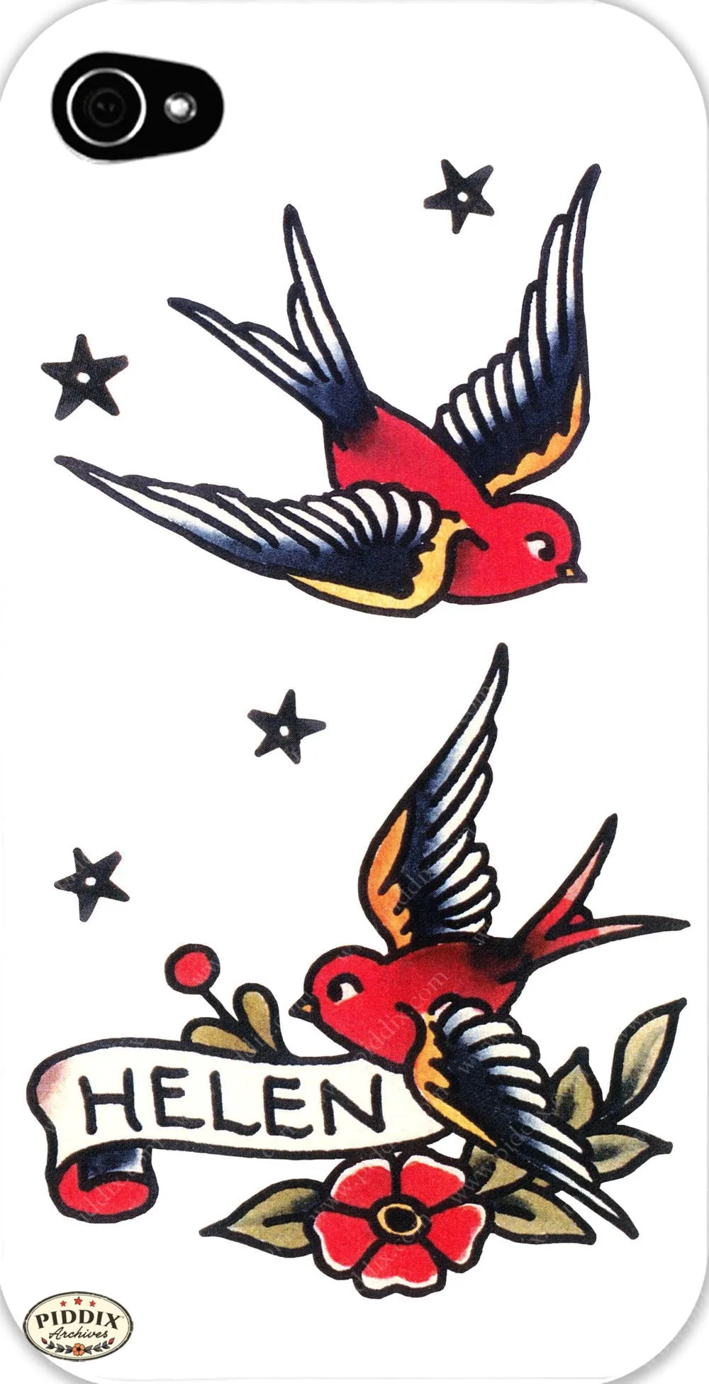 PDXC7769a, b & c -- Retro Tattoos