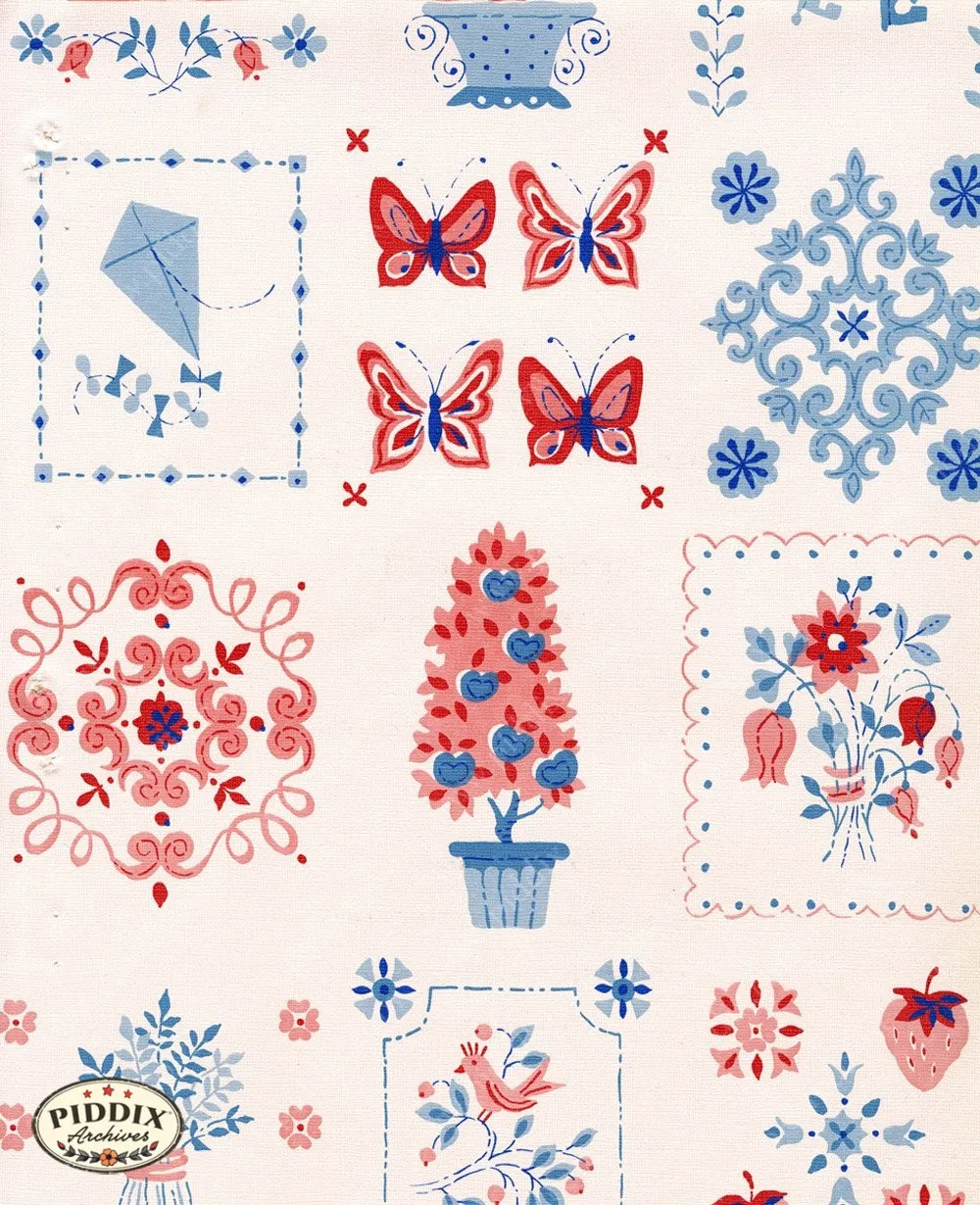 PDXC8888a & b -- Mid-Century Patterns